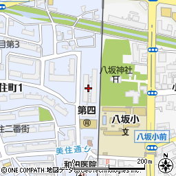 ケヤキ街区周辺の地図