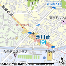 松屋 氷川台店周辺の地図