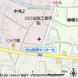 コメリハード＆グリーン武蔵村山中央店周辺の地図
