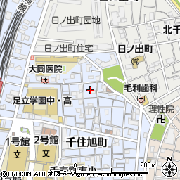 東京都足立区千住旭町33周辺の地図