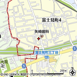読売新聞富士見サービスセンター周辺の地図