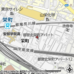 栄町北児童遊園周辺の地図