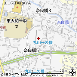 石のおおき東大和店周辺の地図