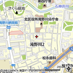 東京都北区滝野川2丁目39周辺の地図