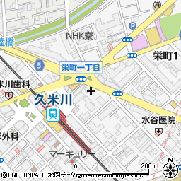 システムパーク久米川駐車場周辺の地図