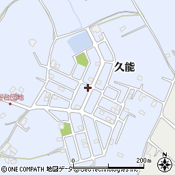 千葉県富里市久能238-157周辺の地図