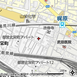名取荘周辺の地図