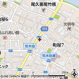 ファミリーマート荒川尾竹橋店周辺の地図