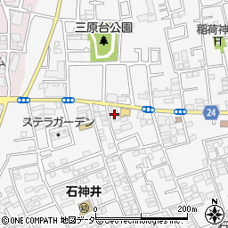 サイクルベースあさひ石神井店周辺の地図