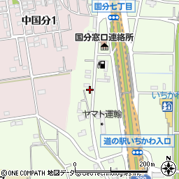 千葉県市川市国分6丁目20-25周辺の地図