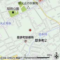 東京都東村山市恩多町2丁目19周辺の地図