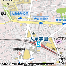 松屋大泉学園店周辺の地図