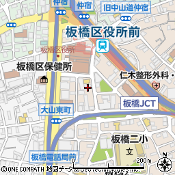 中国四川料理楼蘭周辺の地図