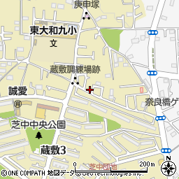 東京都東大和市蔵敷2丁目534周辺の地図