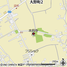 本将寺周辺の地図