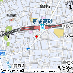 竹島書店高砂店周辺の地図