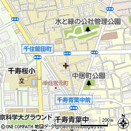 東京都足立区千住龍田町4周辺の地図