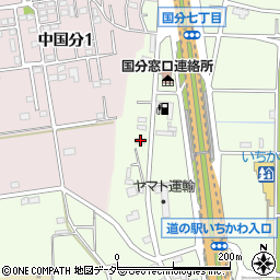 千葉県市川市国分6丁目20-24周辺の地図