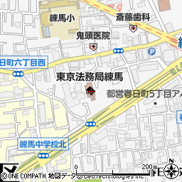 東京法務局練馬出張所周辺の地図