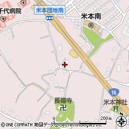 千葉県八千代市米本2148周辺の地図