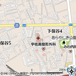 西東京市　下保谷学童クラブ周辺の地図