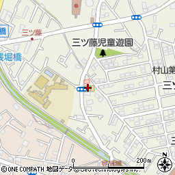 東京都武蔵村山市三ツ藤1丁目109-2周辺の地図