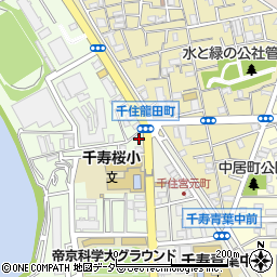 ニチイケアセンター　千住桜木周辺の地図