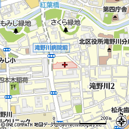 滝野川病院附属介護老人保健施設指定通所リハビリテーション周辺の地図