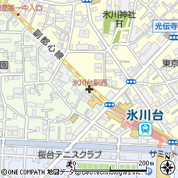 氷川台駅西周辺の地図