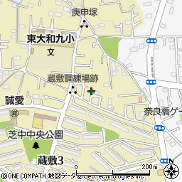 東京都東大和市蔵敷2丁目519周辺の地図