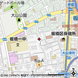 東京都板橋区大山東町40周辺の地図