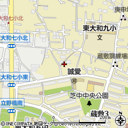 東京都東大和市蔵敷3丁目690周辺の地図