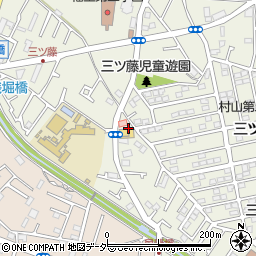 東京都武蔵村山市三ツ藤1丁目109周辺の地図