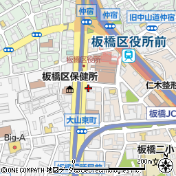 鈴薬局　板橋二丁目店周辺の地図
