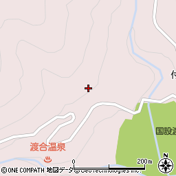 岐阜県中津川市加子母渡合周辺の地図