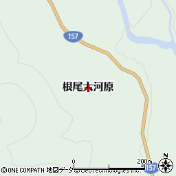 岐阜県本巣市根尾大河原周辺の地図