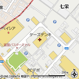 １００円ショップセリア　ベイシア富里店周辺の地図