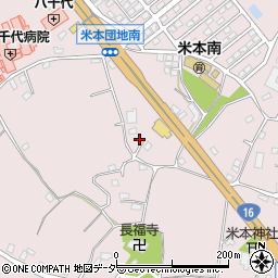 千葉県八千代市米本2151周辺の地図