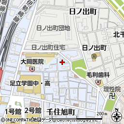 東京都足立区千住旭町32周辺の地図