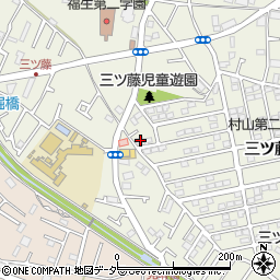 東京都武蔵村山市三ツ藤1丁目51-14周辺の地図