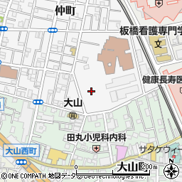 東京都板橋区仲町2周辺の地図