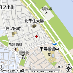東京都足立区日ノ出町8周辺の地図