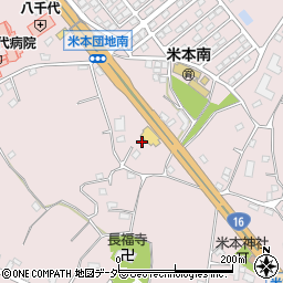 千葉県八千代市米本2149周辺の地図