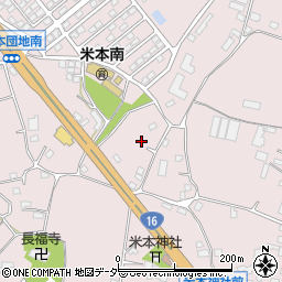 千葉県八千代市米本2128周辺の地図