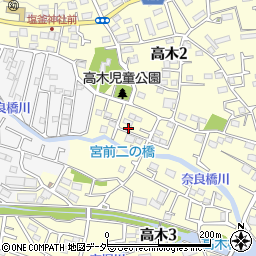 東京都東大和市高木3丁目273-4周辺の地図