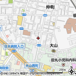 東京都板橋区仲町17周辺の地図