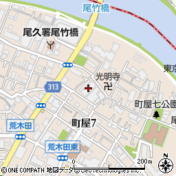 日本通運株式会社　東京オフィス・サービス支店尾久流通センター周辺の地図