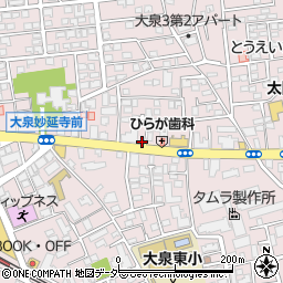 有限会社篠崎生花周辺の地図