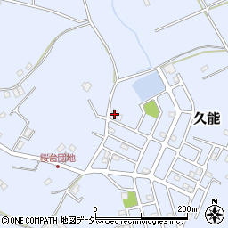 千葉県富里市久能251-3周辺の地図