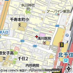 個室居酒屋 四季彩‐shikisai‐北千住店周辺の地図